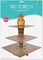 Beistle Tiki Torch Cupcake Stand Luau Theme Cake Holder Display Hawaiian Tropical Party Supplies 15.25" x 11.25"